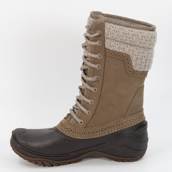 The North Face Women's Shellista II Mid 'Split Rock Brown' Winter Boots Snow - Picture 3 of 10